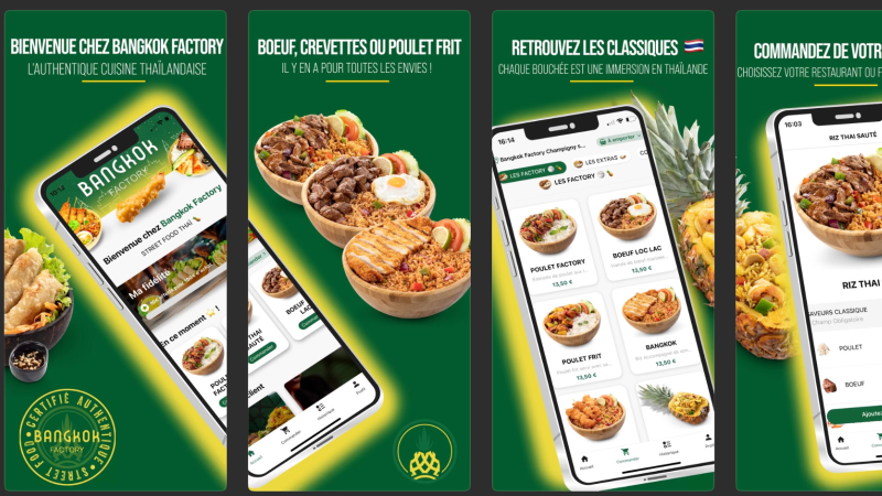 Création application mobile sur mesure pour restaurant avec notifications push intégrées et marketing planner à Lyon 69 en Auvergne Rhône-Alpes